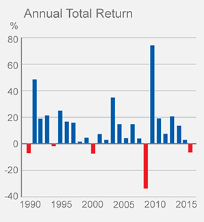 Source: JP Morgan Global High Yield Bond Index.